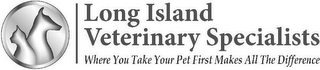 LONG ISLAND VETERINARY SPECIALISTS WHERE YOU TAKE YOUR PET FIRST MAKES ALL THE DIFFERENCE