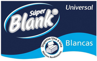 SUPER BLANK UNIVERSAL BLANCAS