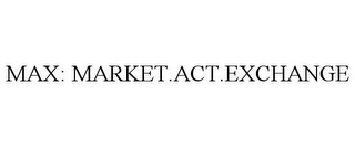 MAX: MARKET.ACT.EXCHANGE