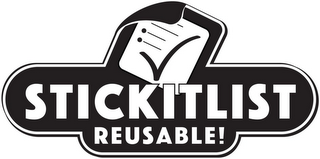 STICKITLIST REUSABLE!