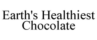 EARTH'S HEALTHIEST CHOCOLATE