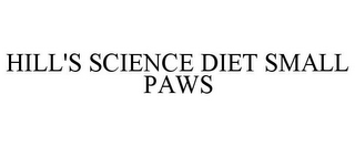 HILL'S SCIENCE DIET SMALL PAWS