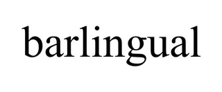 BARLINGUAL