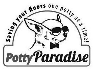 POTTY PARADISE SAVING YOUR FLOORS ONE POTTY AT A TIME!