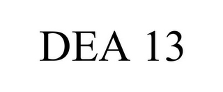 DEA 13