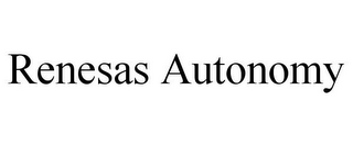 RENESAS AUTONOMY