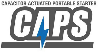 CAPACITOR ACTUATED PORTABLE STARTER CAPS