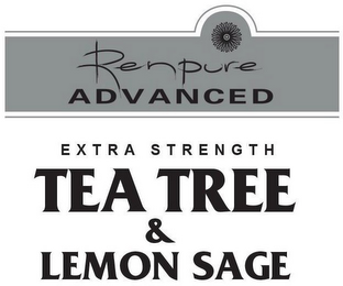 RENPURE ADVANCED EXTRA STRENGTH TEA TREE & LEMON SAGE