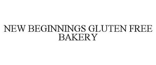 NEW BEGINNINGS GLUTEN FREE BAKERY