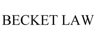 BECKET LAW