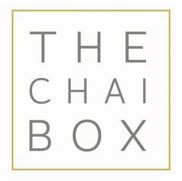 THE CHAI BOX