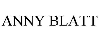 ANNY BLATT