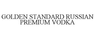 GOLDEN STANDARD RUSSIAN PREMIUM VODKA