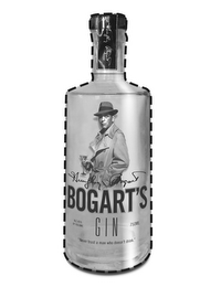 HUMPHREY BOGART BOGART'S ALC 45% BY VOLUME GIN 750ML "NEVER TRUST A MAN WHO DOESN'T DRINK"