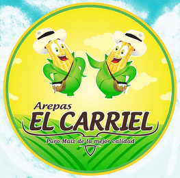 AREPAS EL CARRIEL PURO MAÍZ DE LA MEJORCALIDAD