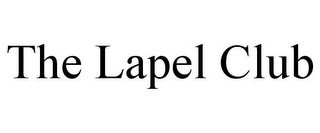 THE LAPEL CLUB