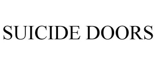 SUICIDE DOORS