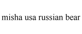 MISHA USA RUSSIAN BEAR