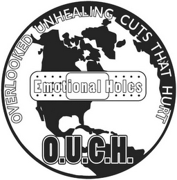 O.U.C.H. OVERLOOKED UNHEALING CUTS THAT HURT EMOTIONAL HOLES