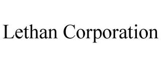 LETHAN CORPORATION