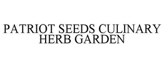 PATRIOT SEEDS CULINARY HERB GARDEN