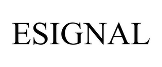 ESIGNAL