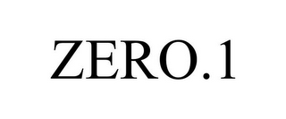 ZERO.1