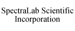 SPECTRALAB SCIENTIFIC INCORPORATION