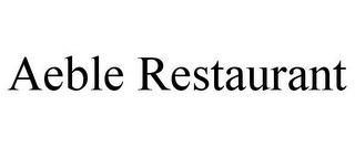 AEBLE RESTAURANT