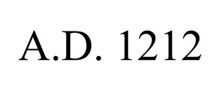 A.D. 1212