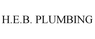 H.E.B. PLUMBING