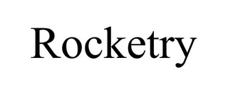 ROCKETRY