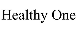 HEALTHY ONE