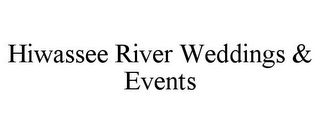 HIWASSEE RIVER WEDDINGS & EVENTS