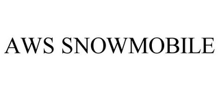 AWS SNOWMOBILE