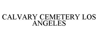 CALVARY CEMETERY LOS ANGELES