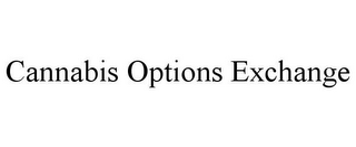 CANNABIS OPTIONS EXCHANGE