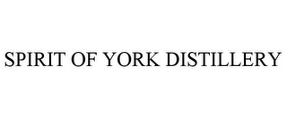 SPIRIT OF YORK DISTILLERY