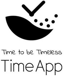 TIME TO BE TIMELESS TIMEAPP