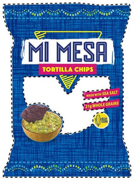 MI MESA TORTILLA CHIPS MADE WITH SEA SALT 21G WHOLE GRAIN BLUE CORN