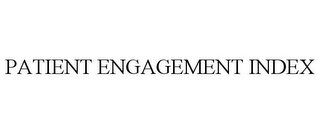 PATIENT ENGAGEMENT INDEX