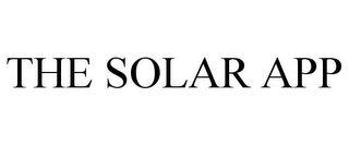 THE SOLAR APP