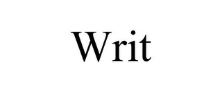 WRIT