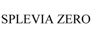 SPLEVIA ZERO