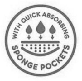 WITH QUICK ABSORBING SPONGE POCKETS