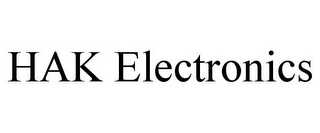 HAK ELECTRONICS