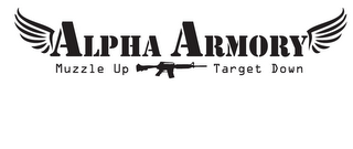 ALPHA ARMORY MUZZLE UP TARGET DOWN