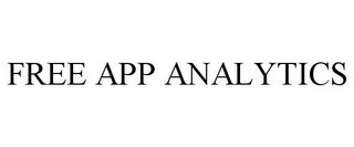 FREE APP ANALYTICS