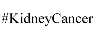 #KIDNEYCANCER