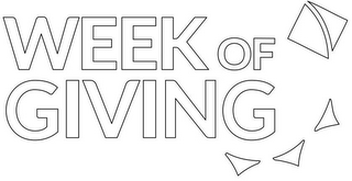 WEEK OF GIVING